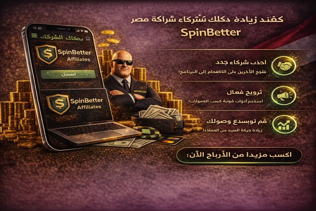 How to increase your income as a SpinBetter Egypt partner